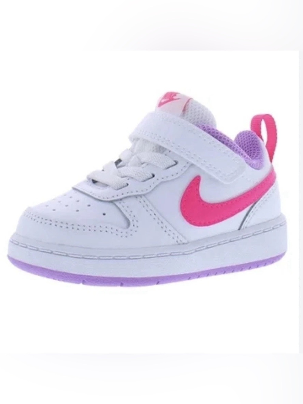 Nike White Pink Purple Toddler Sneakers